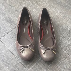 RockPort TotalMotion Taupe Ballet Flat. Size 8